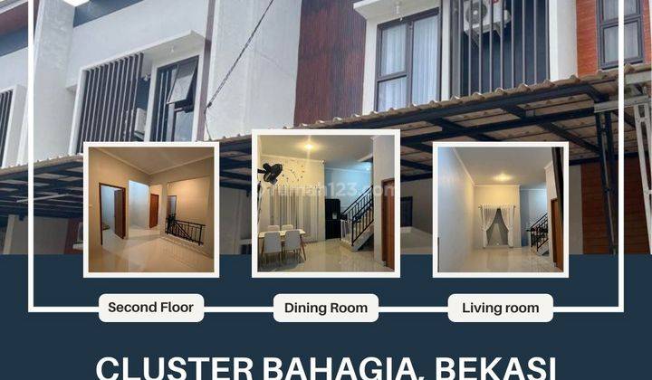 Jual Cepat, Rumah Cluster Anti Banjir Termurah 2 Lantai Di Bekasi 1