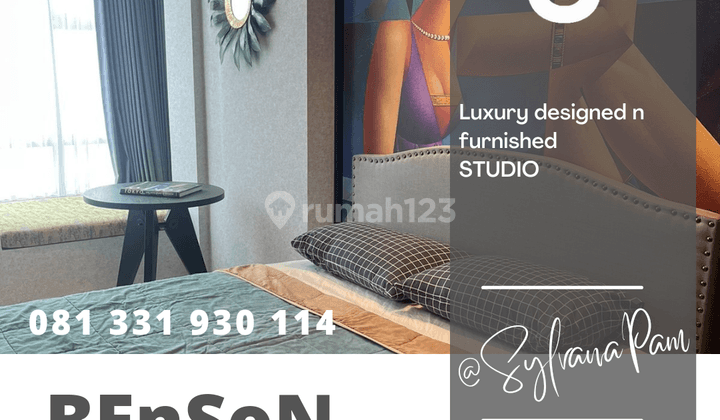Benson Studio Apartment Furnished Mewah Connect to Pakuwon Indah 7