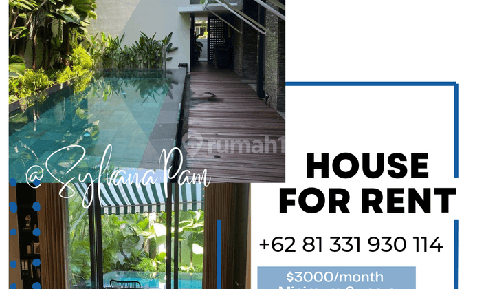 House Graha Famili ada Swimming Pool near Golf Course For Lease  7