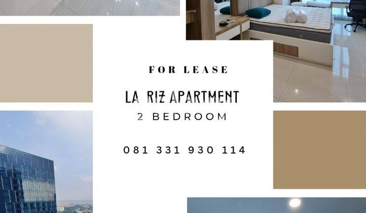 La Riz Apartment 2 Bedroom Terkoneksi dengan Pakuwon Mall dan Westin Hotel 1