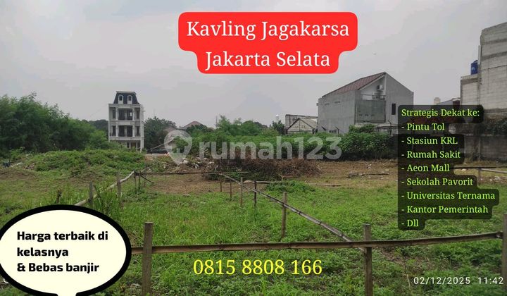 Jual Tanah Kavling di Jagakarsa Jaksel Jakarta Selatan Dekat Toll