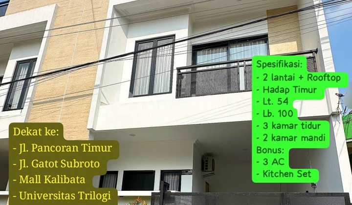 Dijual Rumah di Kalibata - Pancoran Jakarta Selatan