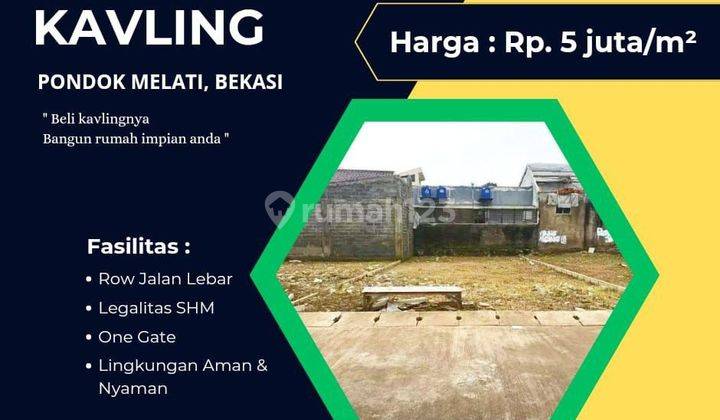 Tanah Kavling Siap Bangun Di Kota Bekasi Pondok Melati  1