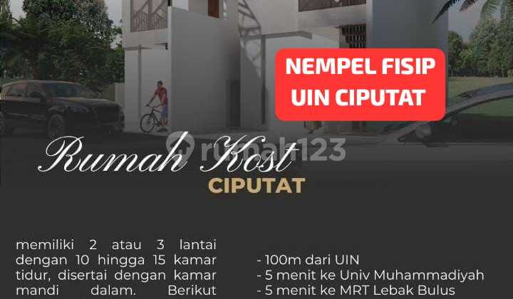 For Sale 10-Room Boarding House Near UIN Ciputat Adjacent to FISIP Tangsel 2