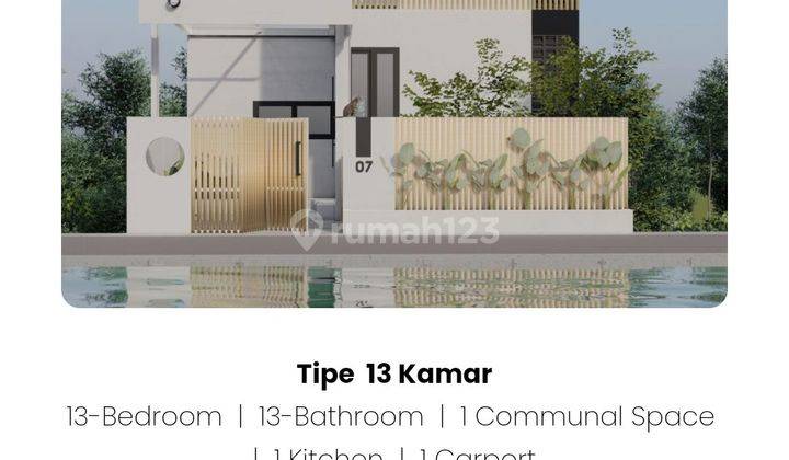 Rumah Kos Dijual Dekat IPB Kampus Dramaga 3 Lantai 2