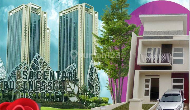 Dijual Rumah 2 Lantai  Di Serpong Bsd Dekat Aeon Mall  1