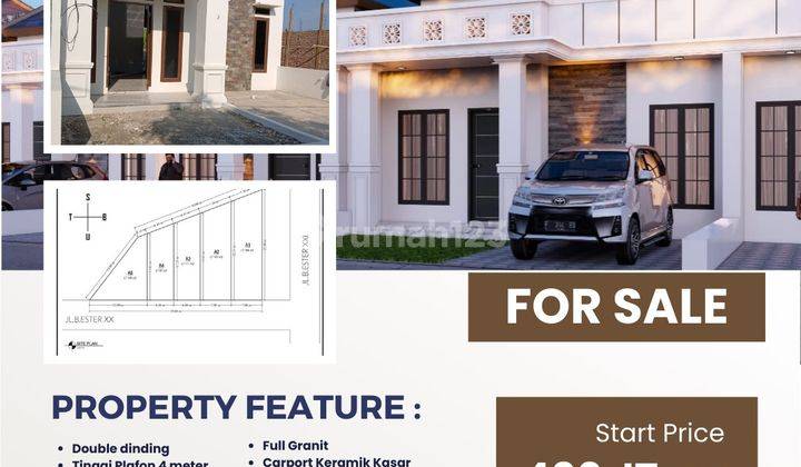 Rumah exclusive dengan Double Dinding Medan Selayang Kota Medan 1