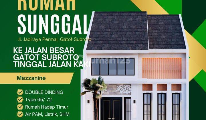 Rumah Lokasi Strategis Dalam Cluster Jadiraya Permai Sunggal 2