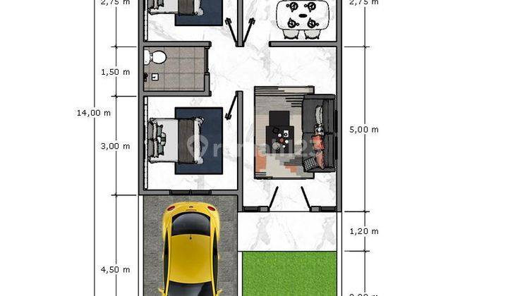 Rumah modern Minimalis dilokasi yg sangat Asri dan Sejuk 2