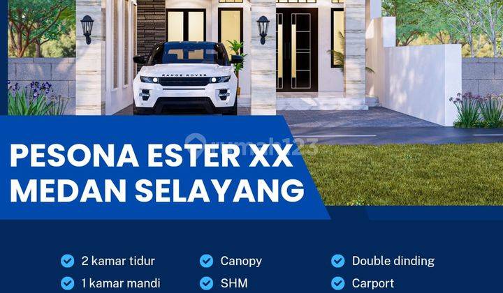 Dijual Rumah Exclusive Dengan Double Dinding Dan Sentuhan Alam 400jtan di Medan