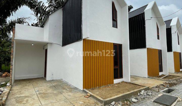 Rumah Modern Mezzanine Lokasi Strategis Sukamaju Sunggal 1