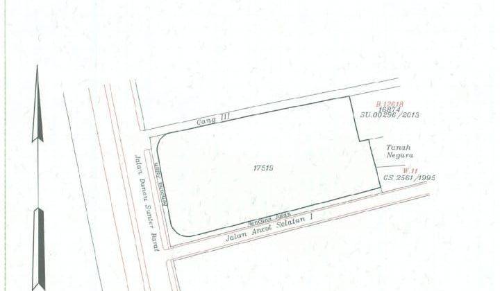 Dijual Tanah Komersial Lokasi Strategis Sunter 2