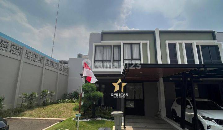 Rumah Hook Furnished Super Cantik Siap Huni Tipe 6 X 12 Cluster Baroni Gading Serpong  1