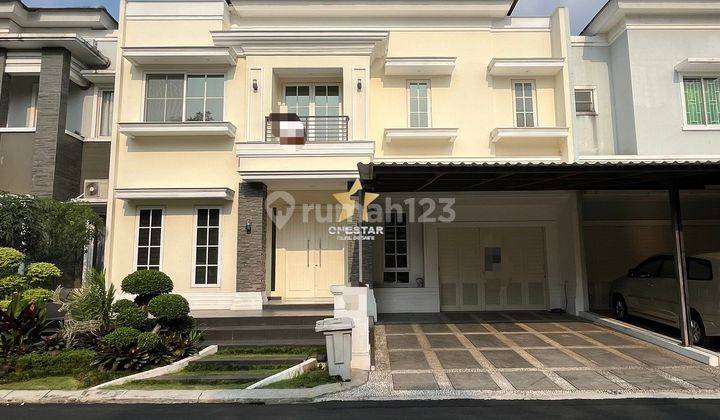 Rumah Furnished Mewah Tipe 12 X 19 Cluster Aquamarine Pondok Hijau Golf Gading Serpong  1