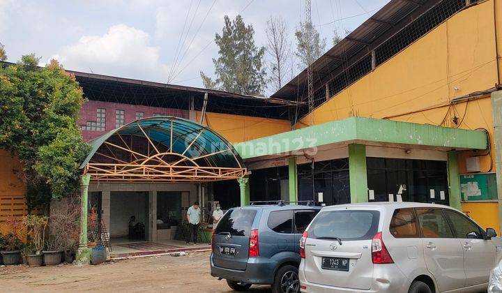 Tanah dan bangunan murah  EX pabrik keramik  Gunung putri  1