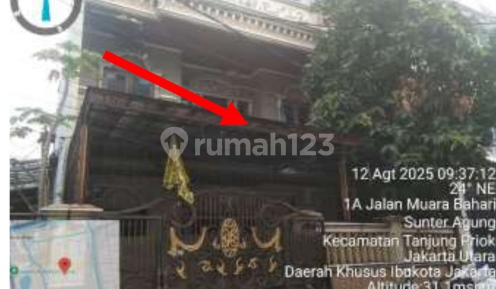 Rumah murah 2lt di Jl muara bahari,Sunter Agung,Tanjung Priok