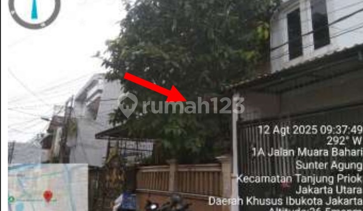 Rumah murah 2lt di Jl muara bahari,Sunter Agung,Tanjung Priok 2