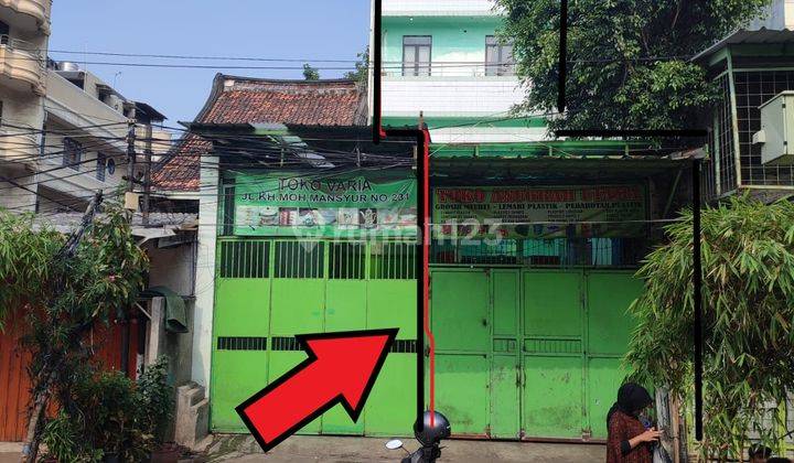 Ruko Murah 3lt di Jl Kh Moch Mansyur,jembatan Lima, Tambora 1