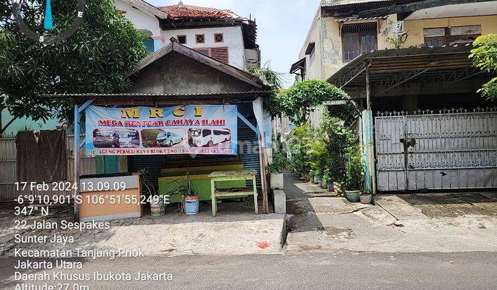 Rumah Murah 2lt di Jl Sesdakes 20,sunter Jaya,tanjung Priok 2