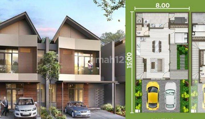 DIJUAL RUMAH PIK2 TAHAP 2 CLUSTER DENGAN VIEW DANAU 1