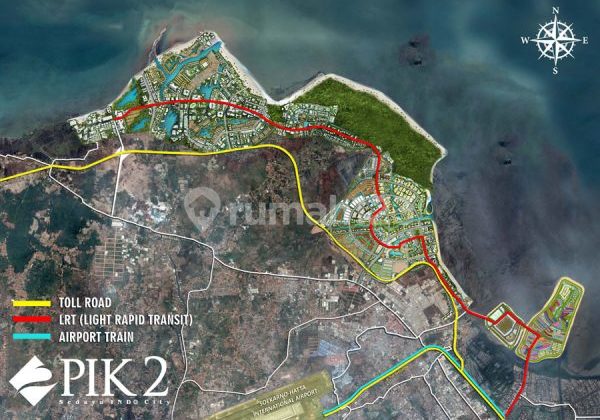 Termurah Dijual Kavling Gandeng Komersil Pik2 Lokasi Sangat Strategis