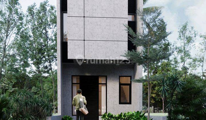 Rumah Cluster Fairway Kemang Residence 2 Lantai Type Industrial Lokasi Strategis di Depok Harga 700 Juta an