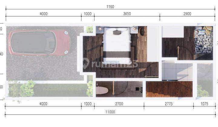 Rumah Cluster Fairway Kemang Residence 2 Lantai Type Modern Tropis, Industrial Dan Classic Colonial Lokasi Strategis di Depok Harga 700 Juta An 2