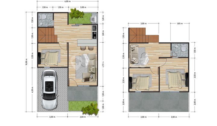 Rumah Baru 600 Jutaan KPR / Cash di Depok