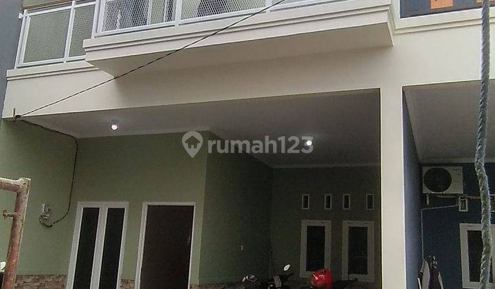 Rumah Baru 2 Lantai Ready dan indent di Bintara tetangga Pondok kopi 1