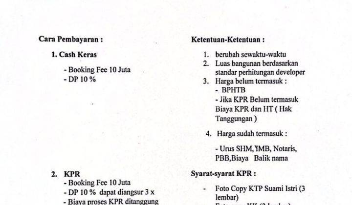 Rumah DP 0%, BARU 2 Lantai Di CONDET Jakarta 2