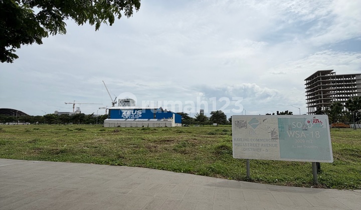 Kavling Komersil Pik2 Boulevard Hoek 3000M2 (40X75)