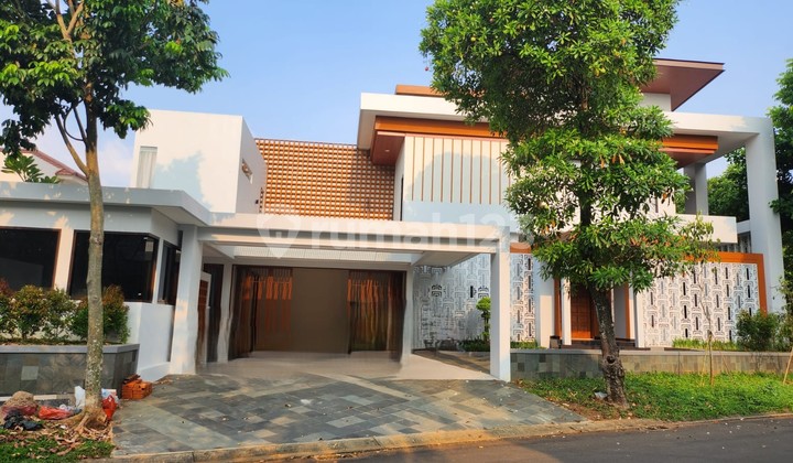Dijual Rumah Baru Modern Tropis Semi Furnished di Taman Giri Loka Bsd Posisi Hoek. Tessaefa