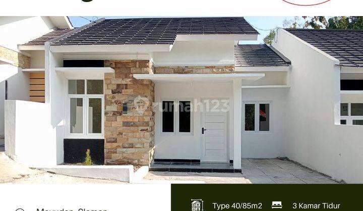 RUMAH SIAPA HUNI 3 KAMAR TIDUR 1 MENIT DARI JL GODEAN 1