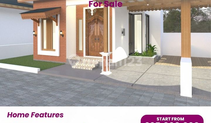 RUMAH SIAP BANGUN DESIGN JOGLO, STRATEGIS MANGKU ASPAL 1