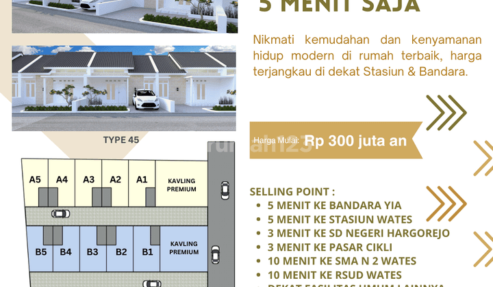 RUMAH MODERN 10 MENIT DARI BANDARA YIA BOOK NOW 2