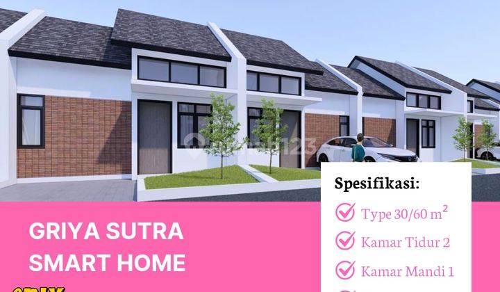 RUMAH SIAP BANGUN 200JT 5 MENIT KAMPUS MERCUBUANA 1