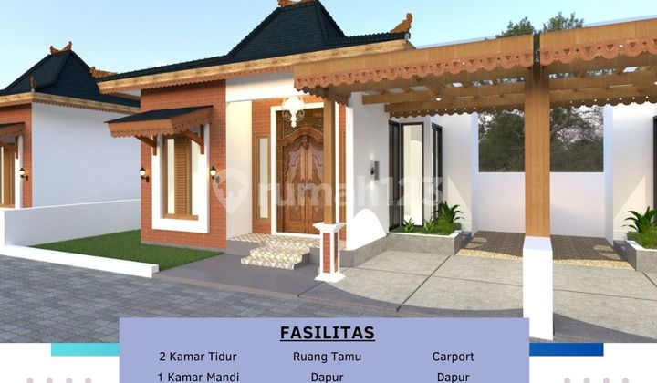 RUMAHSIPA BANGUN DESIGN ETNIK JOGLO MODERN 300 JUTAAN 1