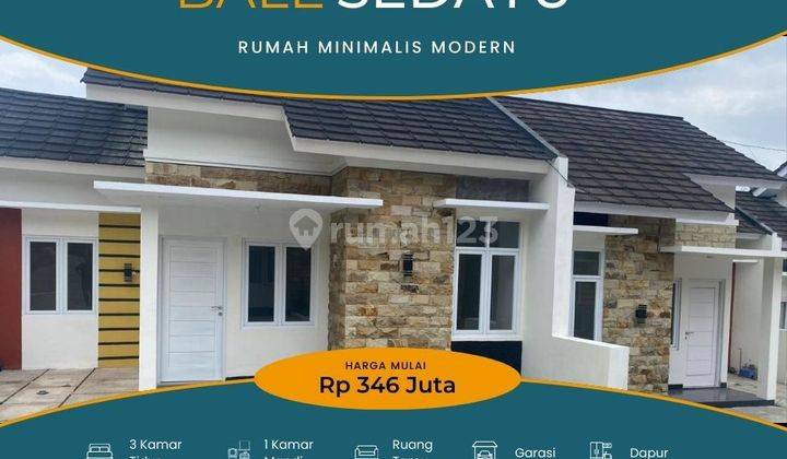 Rumah Minimalsi Modern Lingkungan Asri Dekat Pusat Kota 1