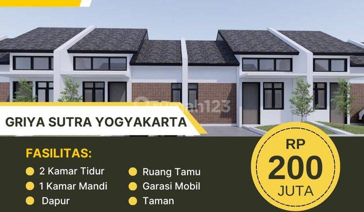 RUMAH LOKASI STRATEGIS 5 MENIT JL WATES 200 JUTA 1