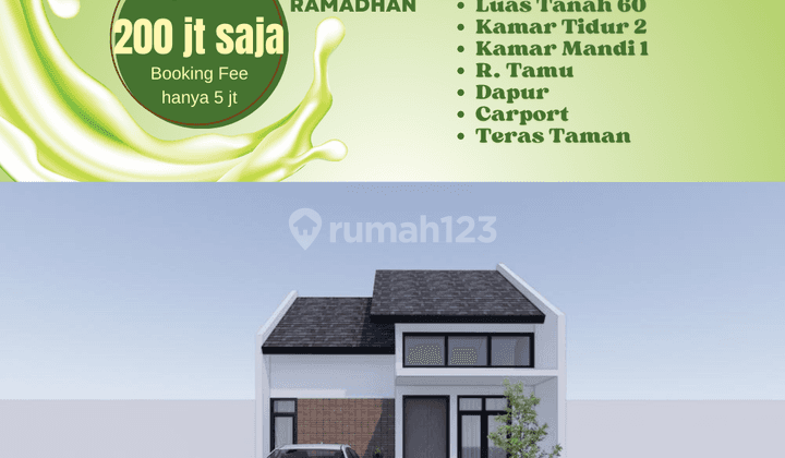 RUMAH MURAH BANGET TERMURAH DI YOGYAKARTA HANYA 200 JUTA SAJA 2