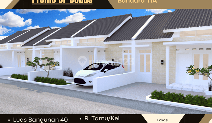 RUMAH 15 MENIT BANDARA YOGYAKARTA KULON PROGO SIAP BANGUN 4 BULAN 2