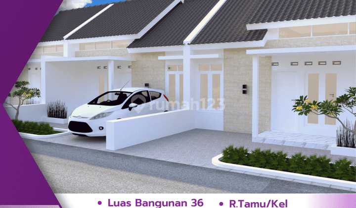 RUMAH MINIMALIS MODERN IMPIAN PASANGAN MUDA DEKAT BANDARA YIA KP 1