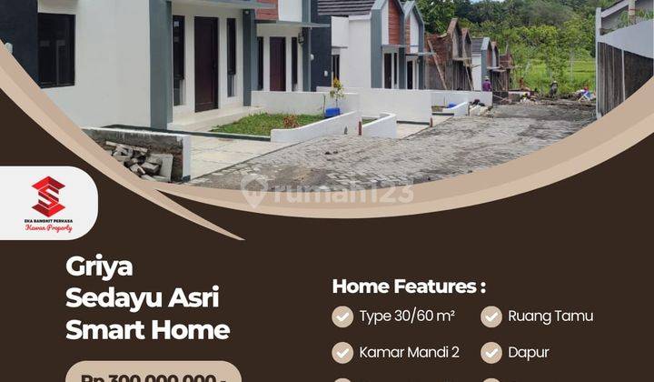 RUMAH SIAP HUNI STRATEGIS DI JL WATES 300 JUTA 1