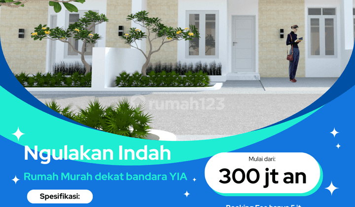 RUMAH DKT BANDARA INTERNASIONAL KULONPROGO YOGYAKARTA KPR DICICIL 1