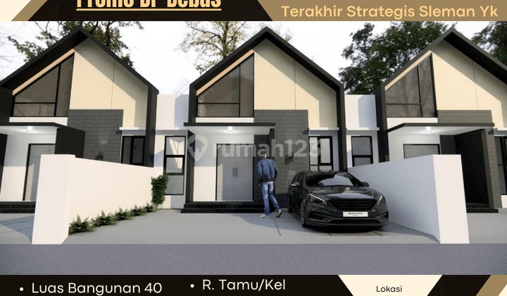 UNIT TERAHIR RUMAH TERMURAH SE YOGYAKARTA SLEMAN DEKAT KAMPUS UGM 1