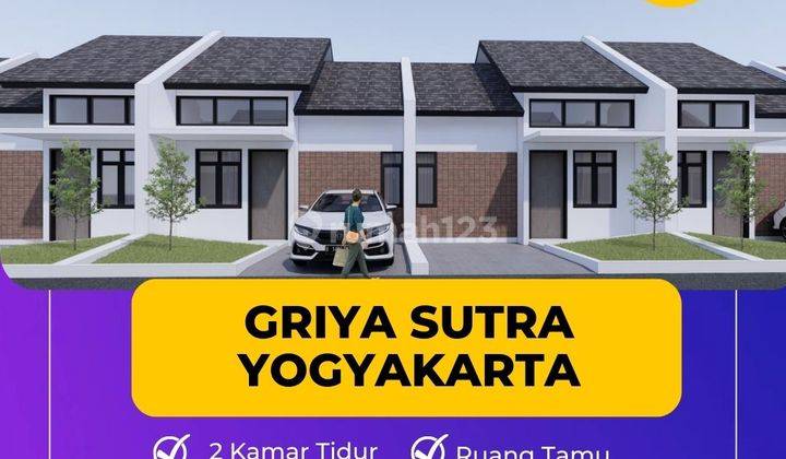 RUMAH MODERN 200 JUTA LOKASI STRATEGIS 3 MENIT JL WATES 1