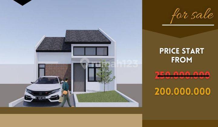 RUMAH BERKUALITAS ONLY 200 JT KHUSUS BULAN MARET 1