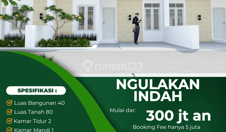 RUMAH SIAP BANGUN DLM 4 BLN DEKAT BANDARA YOGYAKARTA INTERNASIONA 1