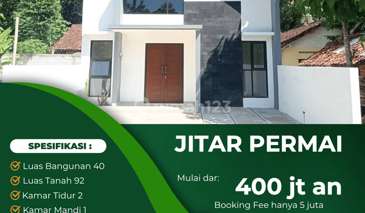 RUMAH STRATEGIS UNIT TERAHIR TERMURAH DISLEMAN JOGJA DEKAT KAMPUS 2