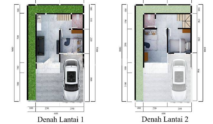 Cluster 2lantai termurah di Pusat bintaro 5menit ke stasiun 2